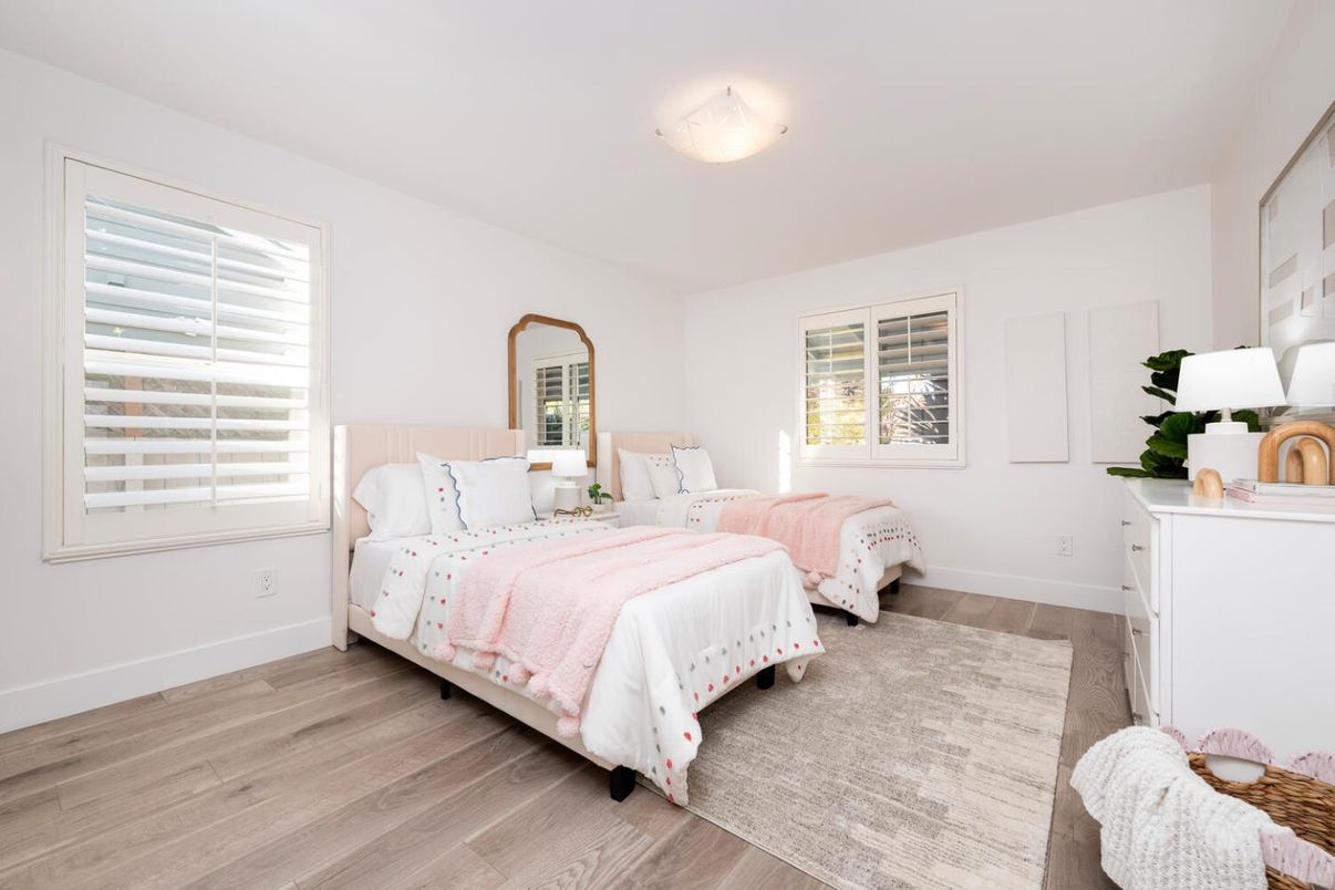 Bedroom, Interior, Wood Texture Flooring