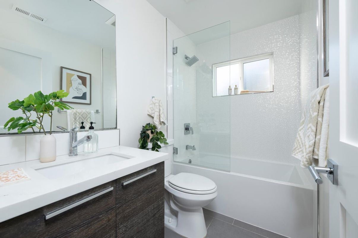 Bathroom, Glass Shower, Interior