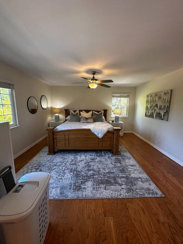Bedroom, Interior, Wood Texture Flooring