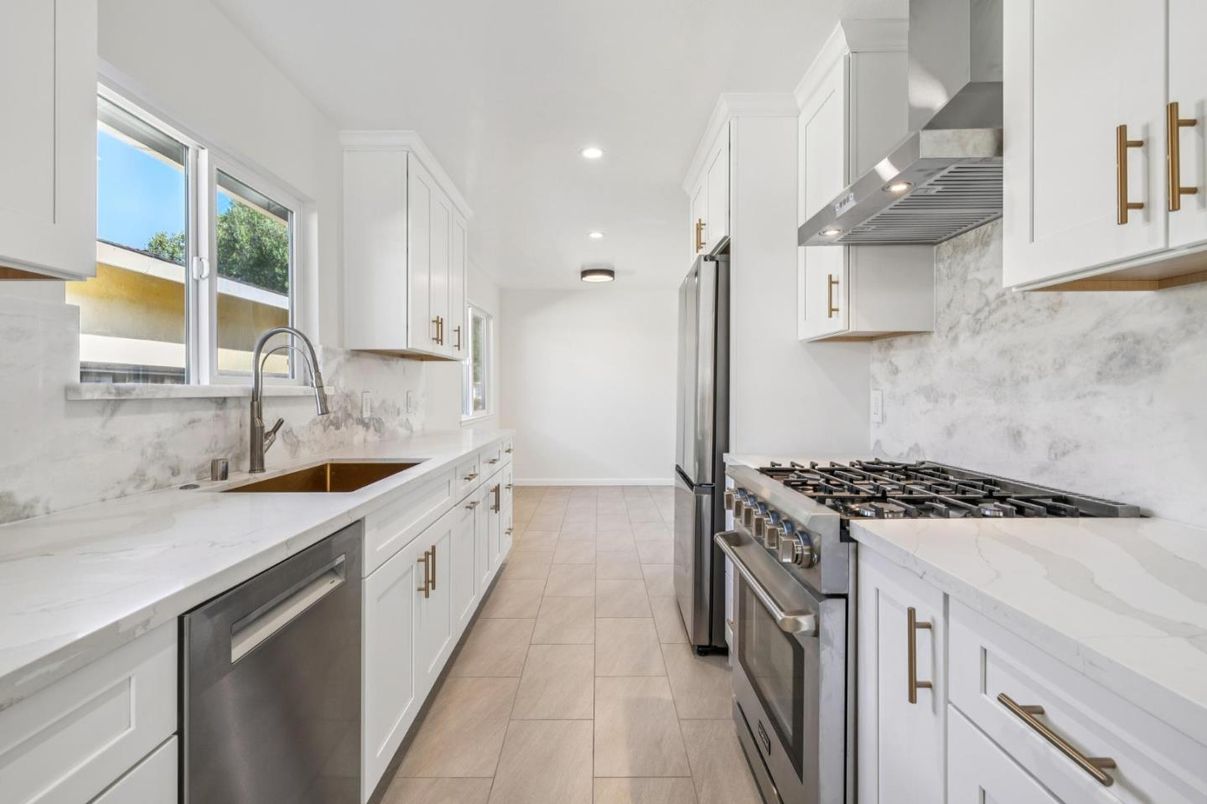 Interior, Kitchen, Recessed Lighting, Stainless Steel Appliances