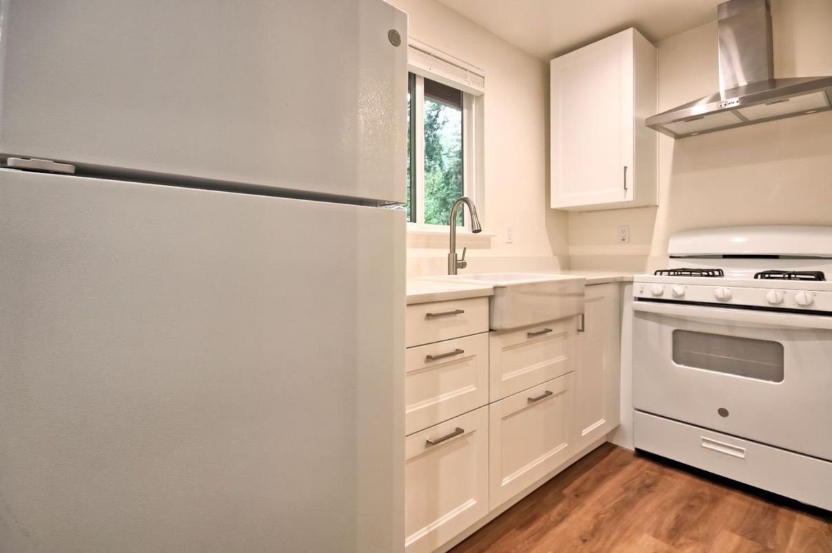 Interior, Kitchen, Wood Texture Flooring