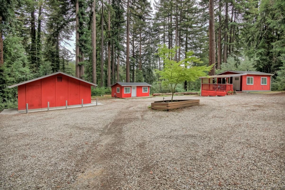 Backyard, Detached Garage, Exterior