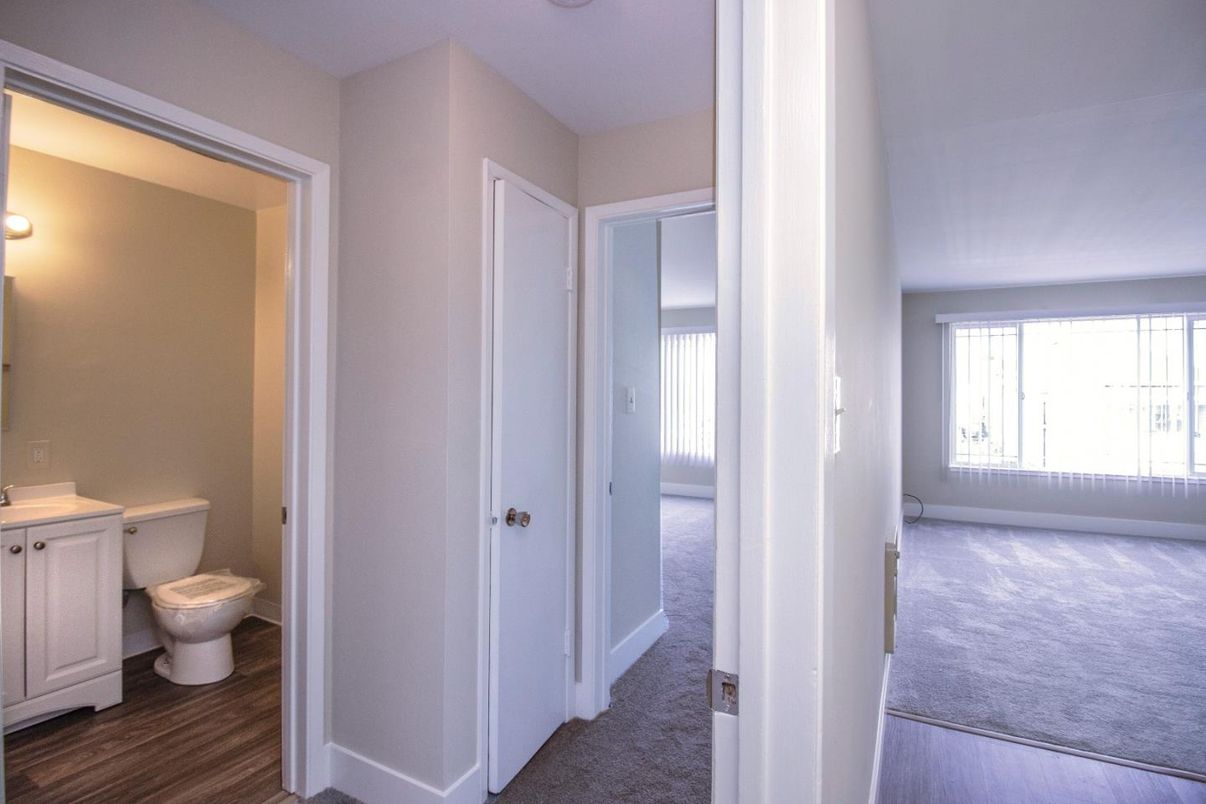 Bathroom, Interior, Wood Texture Flooring