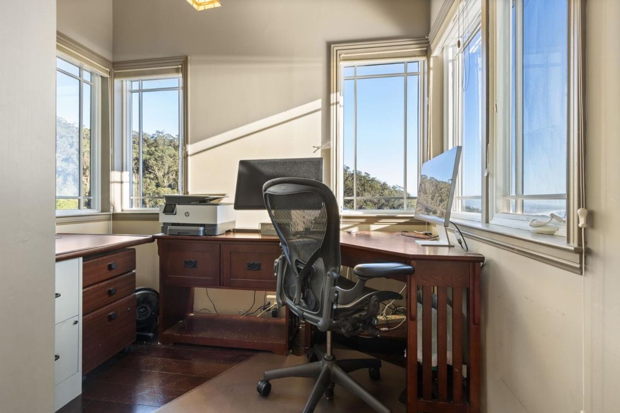 Home Office, Interior, Wood Texture Flooring