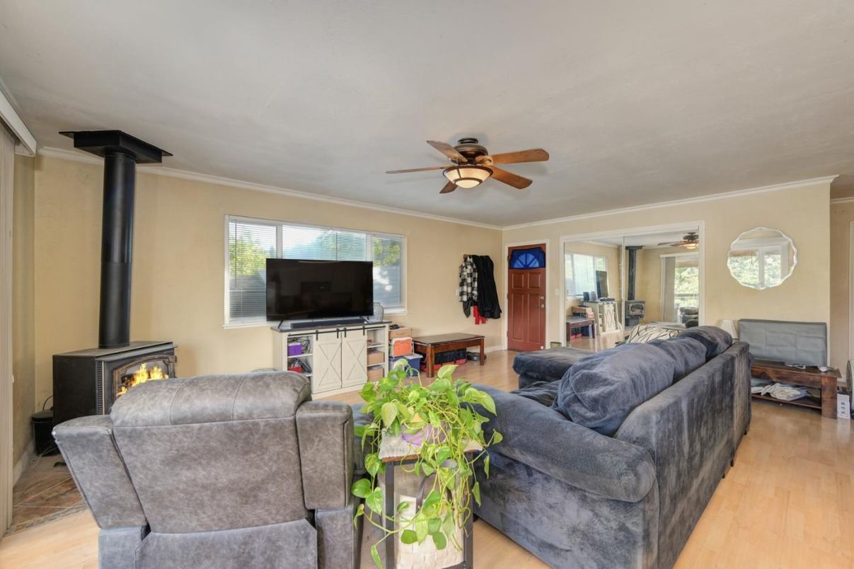 Fireplace, Interior, Living room, Wood Texture Flooring