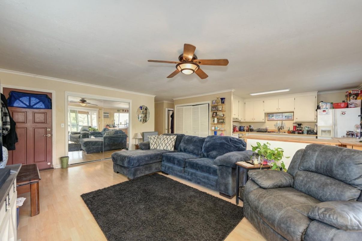 Interior, Kitchen, Living room, Wood Texture Flooring