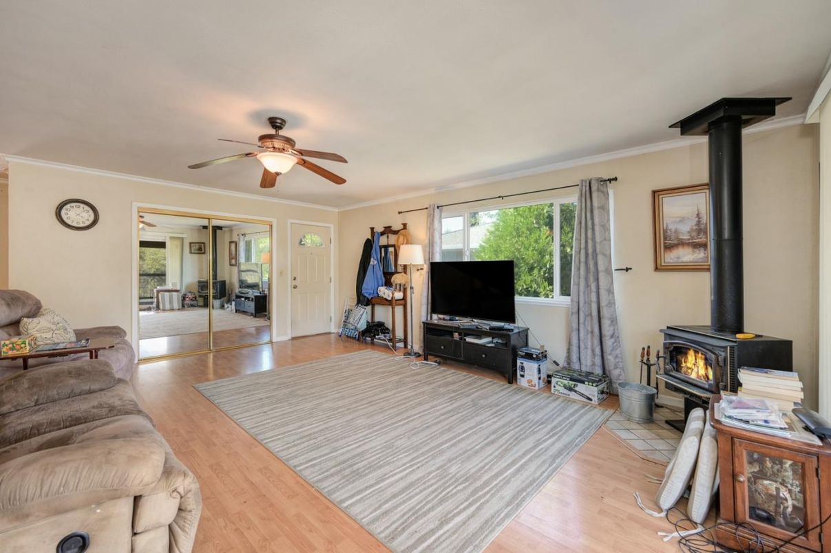 Fireplace, Interior, Wood Texture Flooring