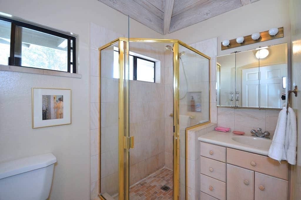Bathroom, Glass Shower, Interior