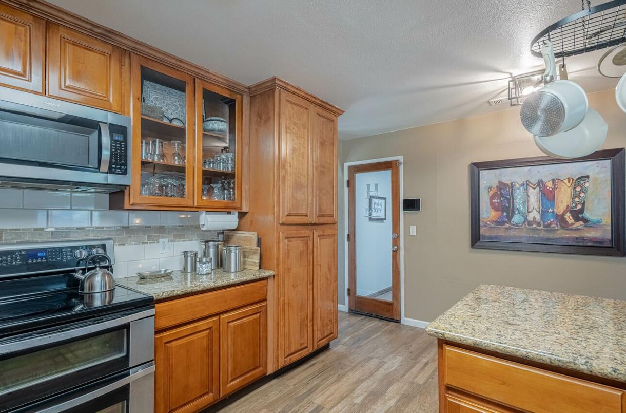Interior, Kitchen, Wood Texture Flooring