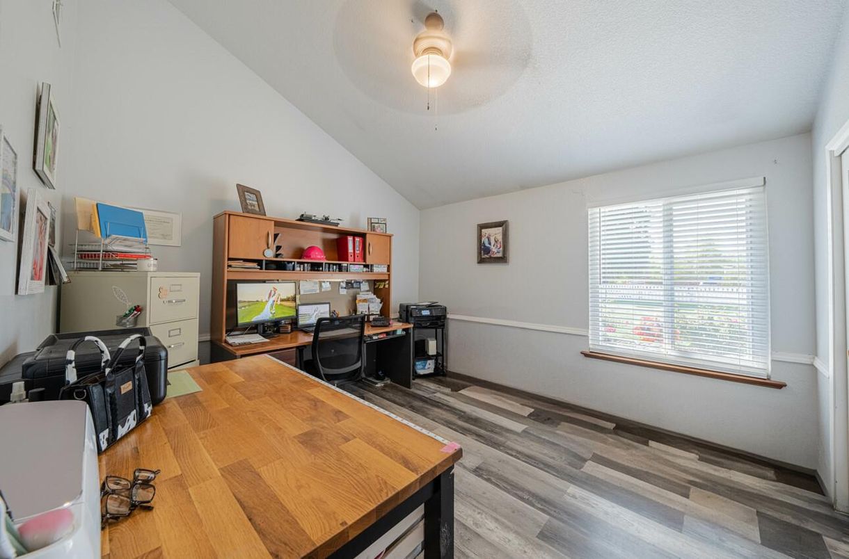 Home Office, Interior, Wood Texture Flooring