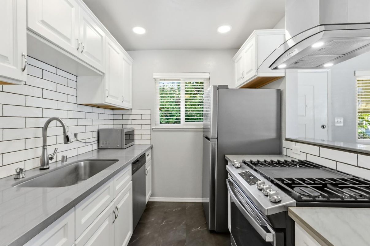 Interior, Kitchen, Recessed Lighting, Stainless Steel Appliances