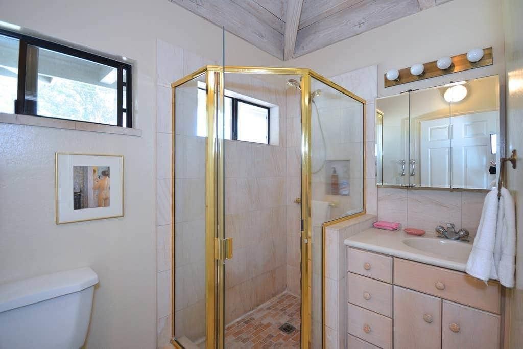 Bathroom, Glass Shower, Interior