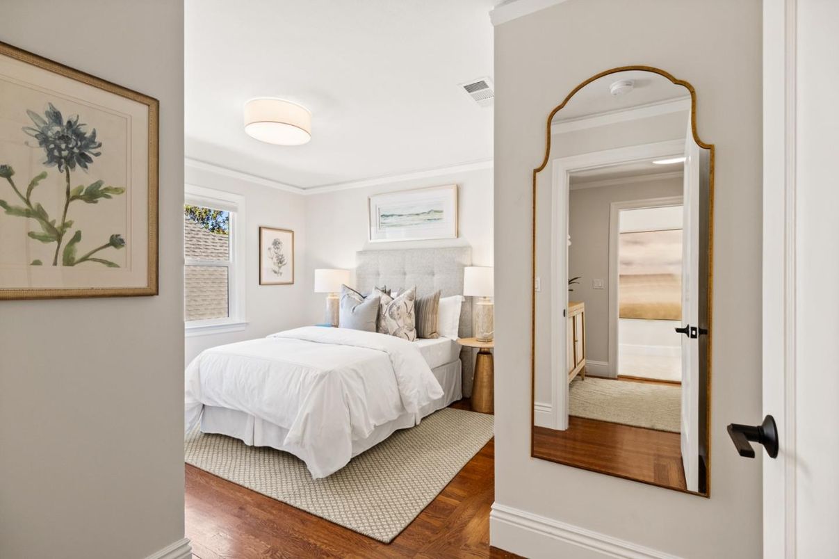 Bedroom, Interior, Wood Texture Flooring