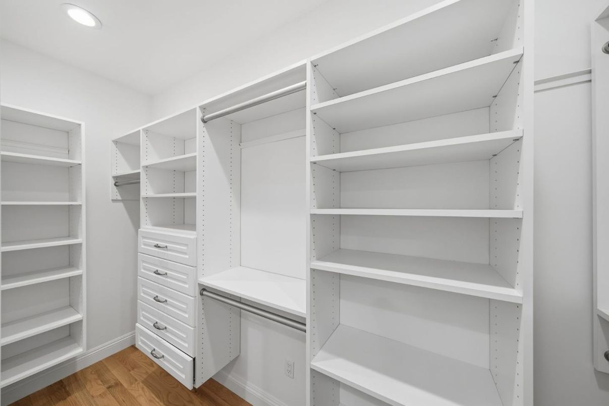Interior, Recessed Lighting, Walk-in Closets, Wood Texture Flooring