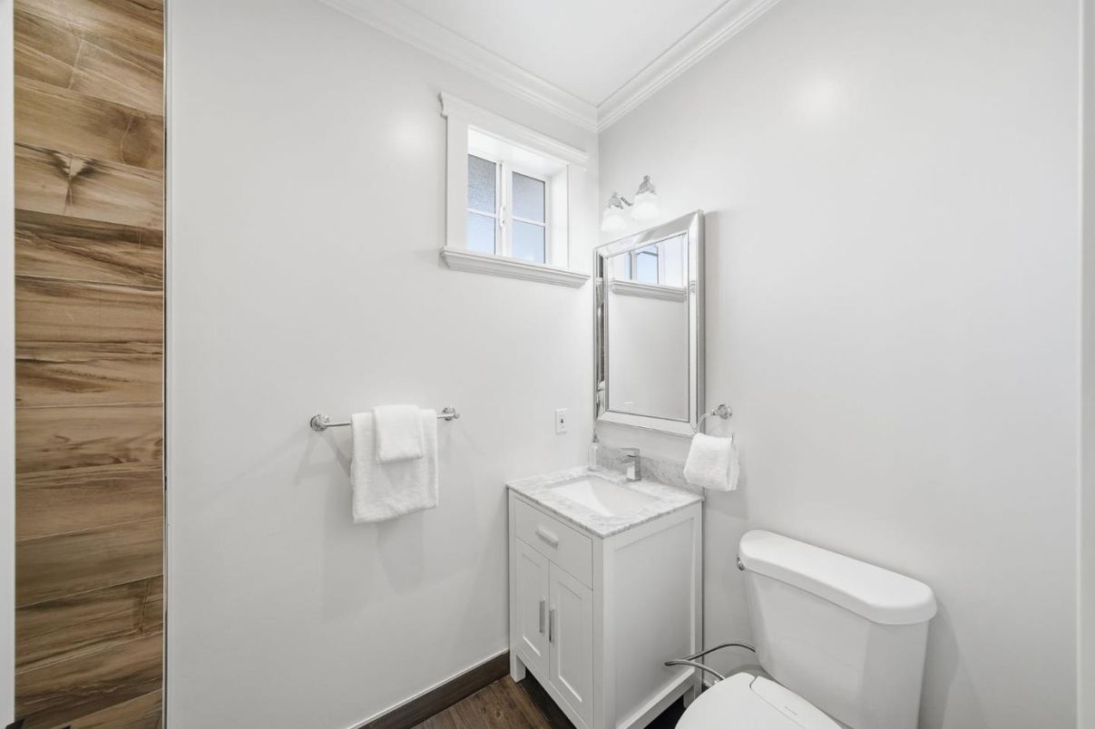 Bathroom, Interior, Wood Texture Flooring, Wooden Walls