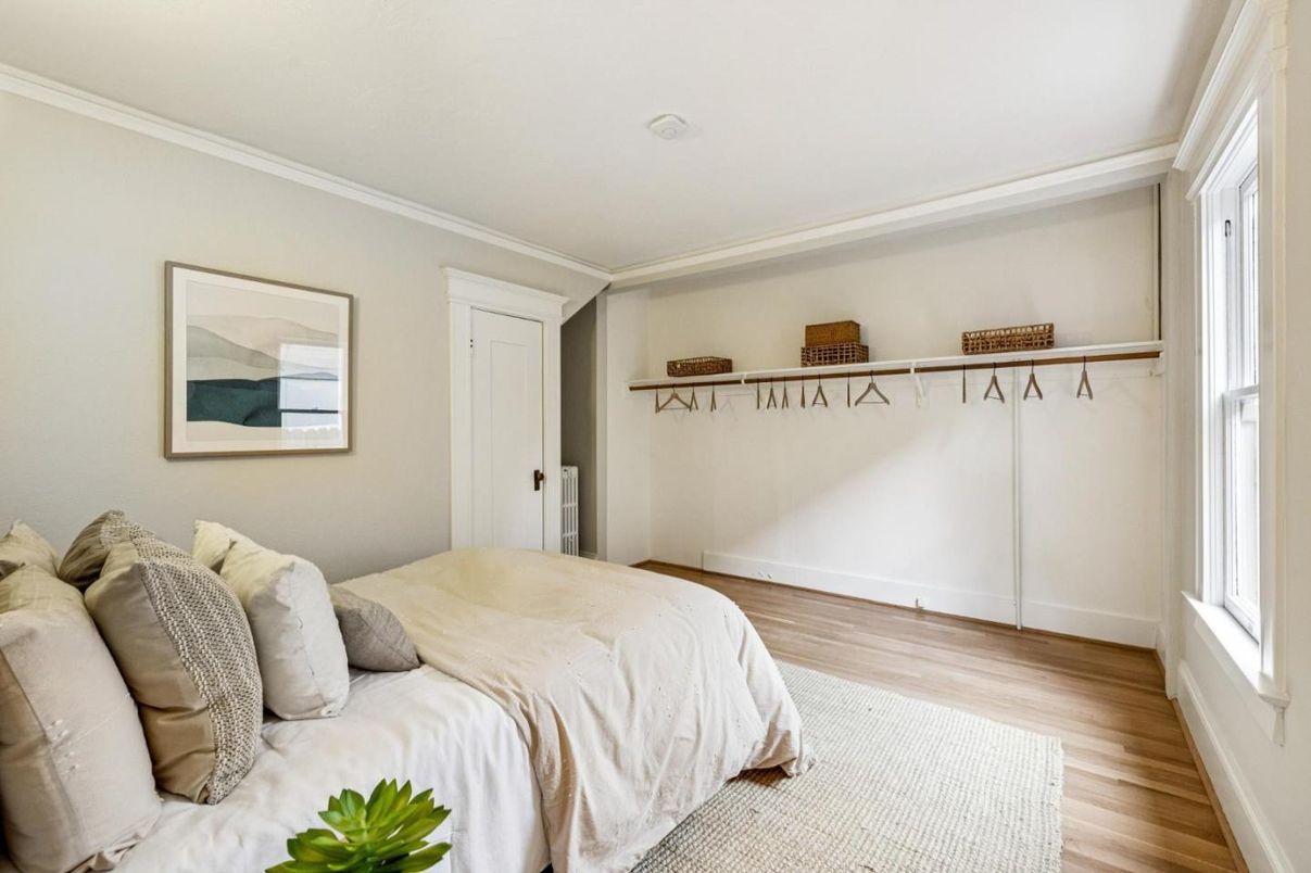 Bedroom, Interior, Wood Texture Flooring