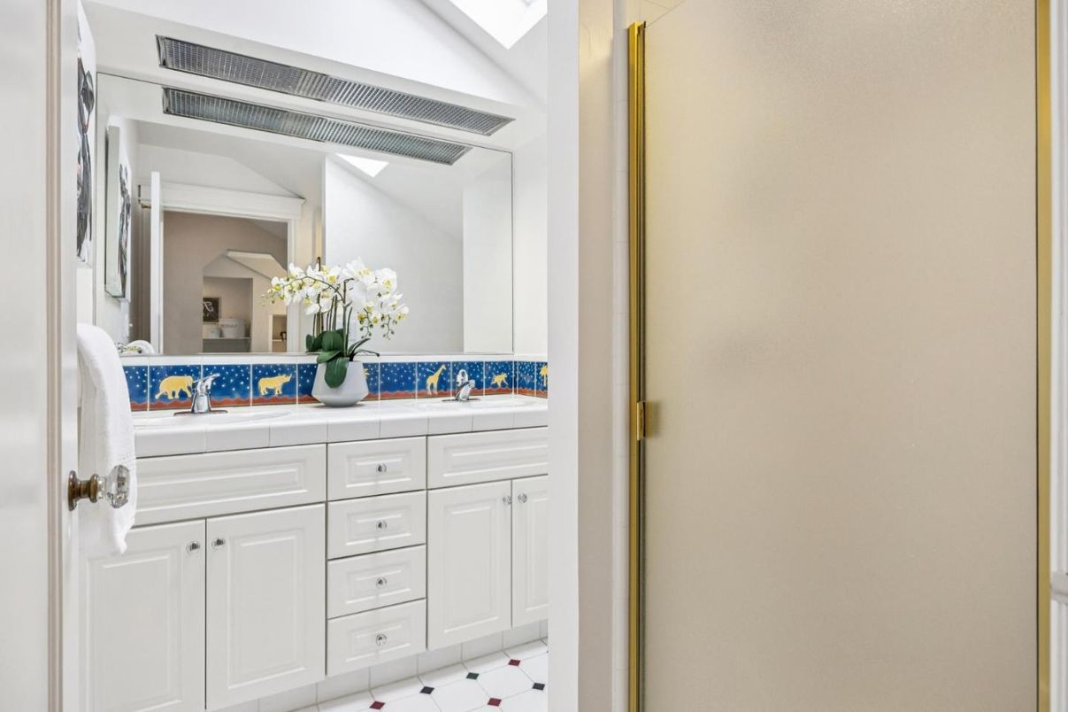 Bathroom, Dual Sink Vanities, Interior, Tile Countertops