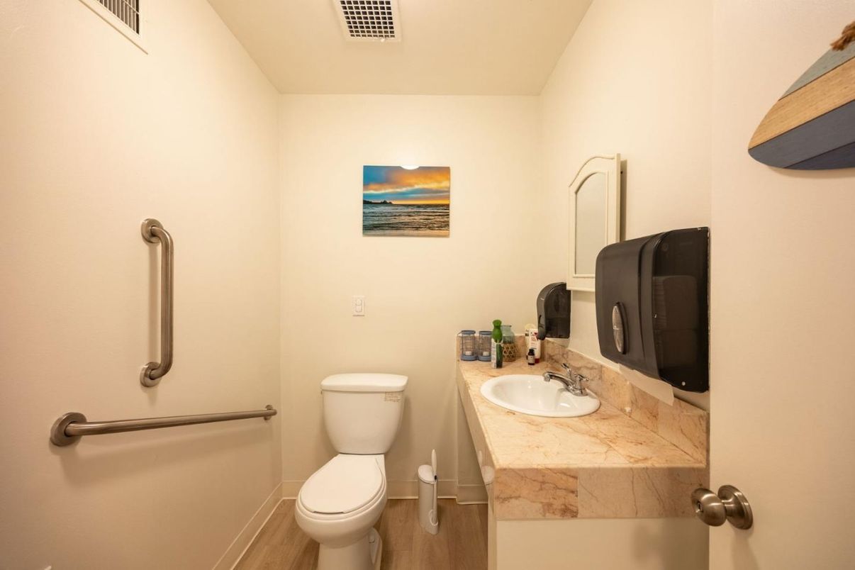 Bathroom, Interior, Wood Texture Flooring