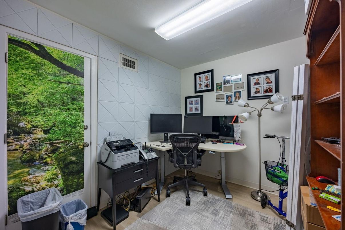 Home Office, Interior, Wood Texture Flooring