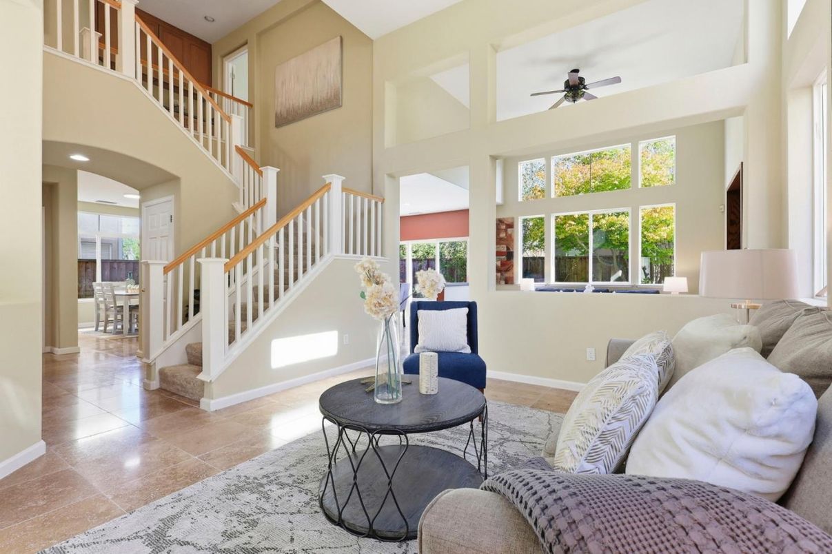 Interior, Living room, Recessed Lighting