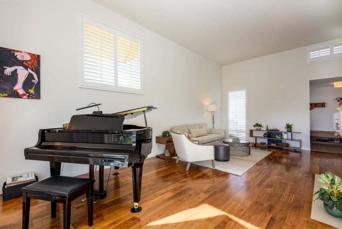 Interior, Living room, Piano, Wood Texture Flooring