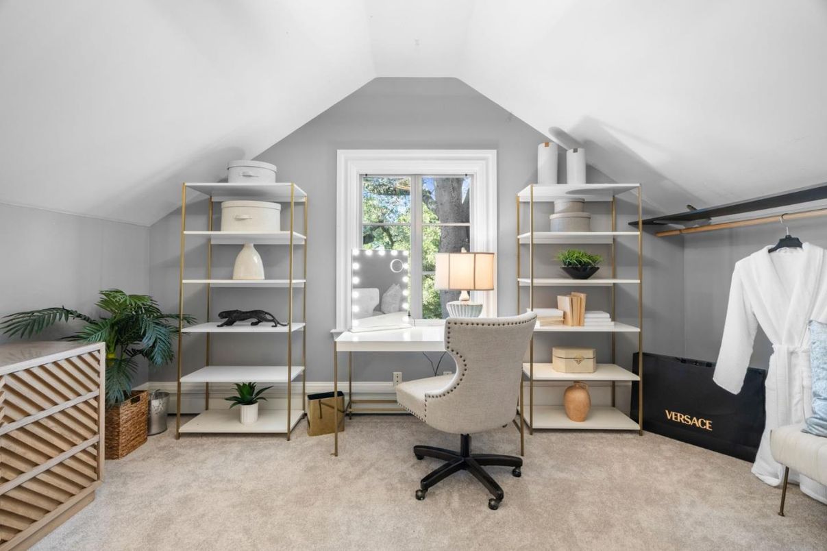 Fireplace, Home Office, Interior