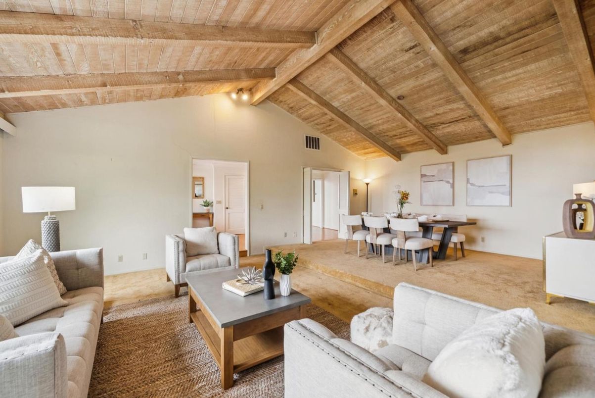 Dining room, Interior, Living room, Wooden Beams, Wooden Ceilings