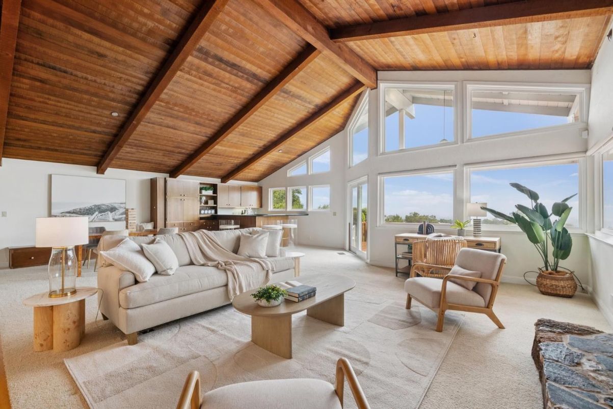 Interior, Living room, Wooden Beams, Wooden Ceilings