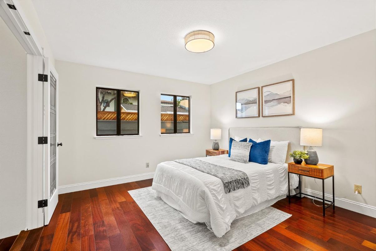 Bedroom, Interior, Wood Texture Flooring