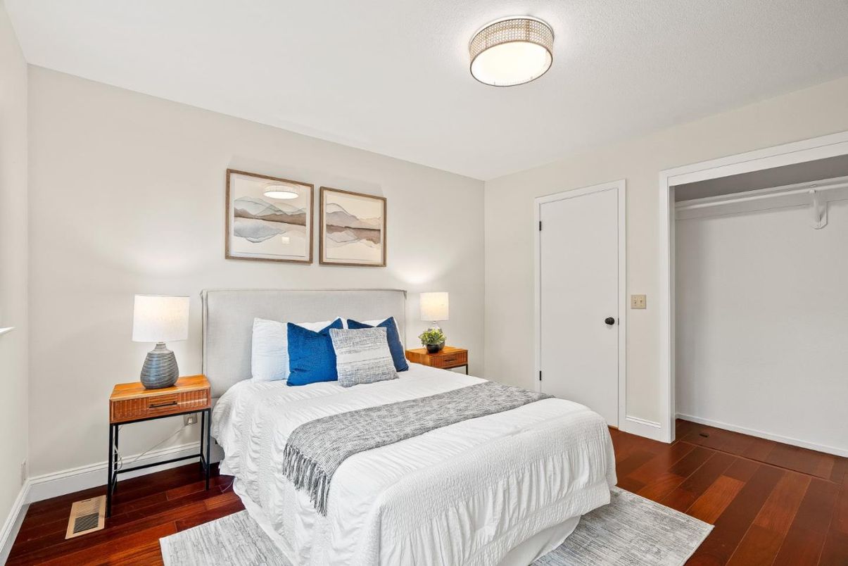 Bedroom, Interior, Wood Texture Flooring