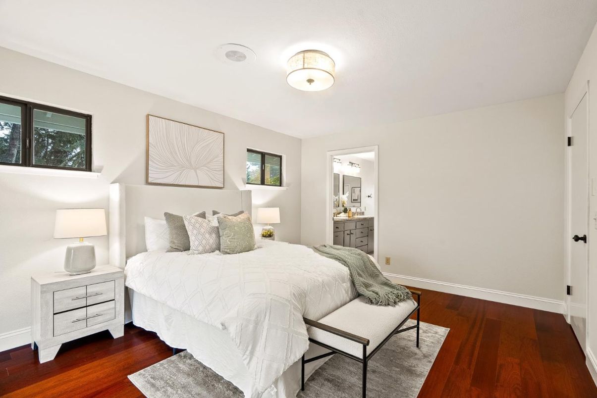 Bedroom, Interior, Wood Texture Flooring