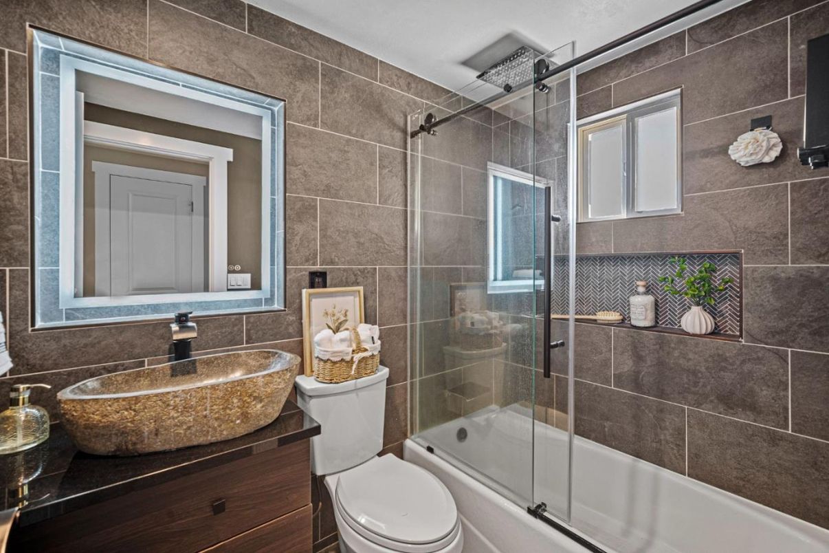 Bathroom, Glass Shower, Interior