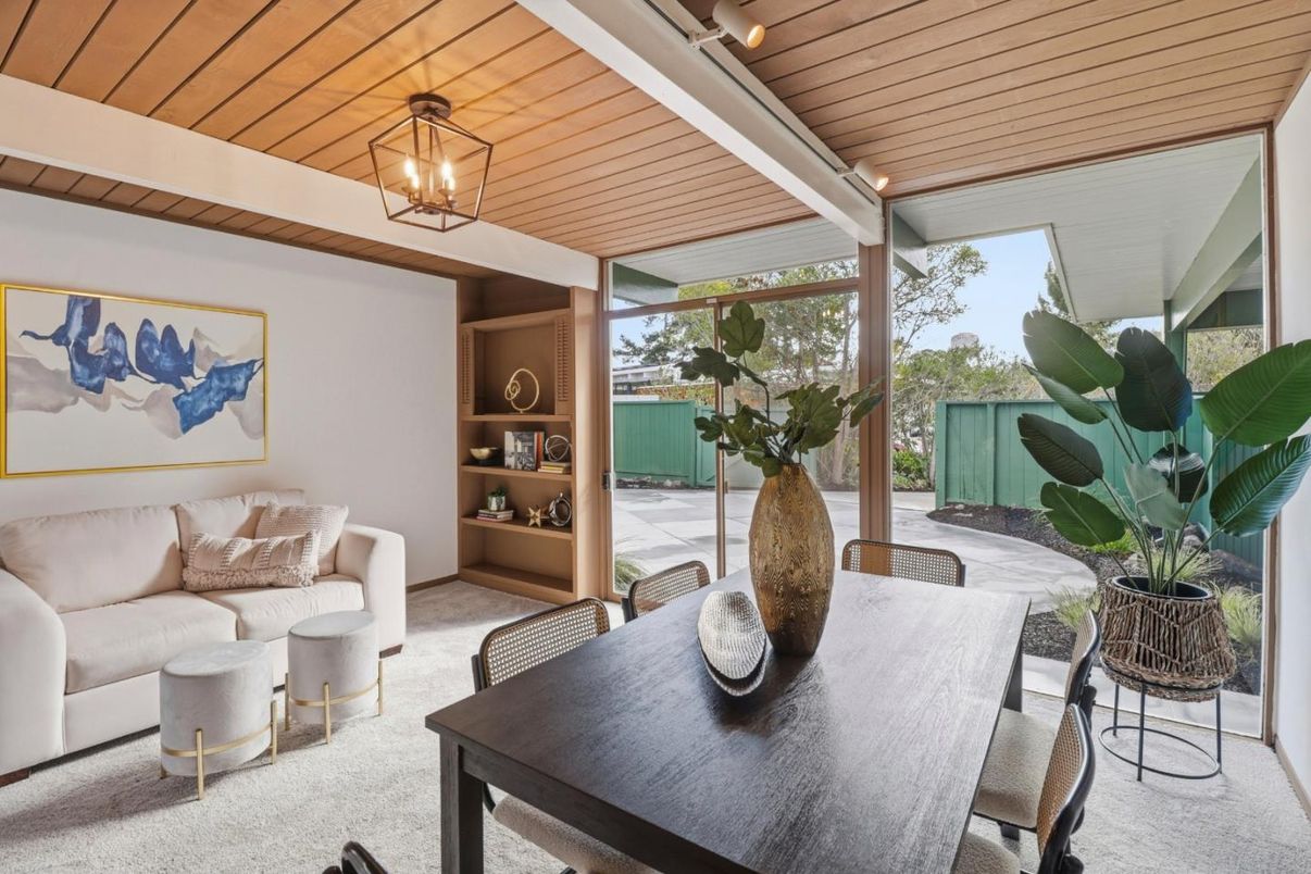 Dining room, Interior, Living room, Wooden Ceilings
