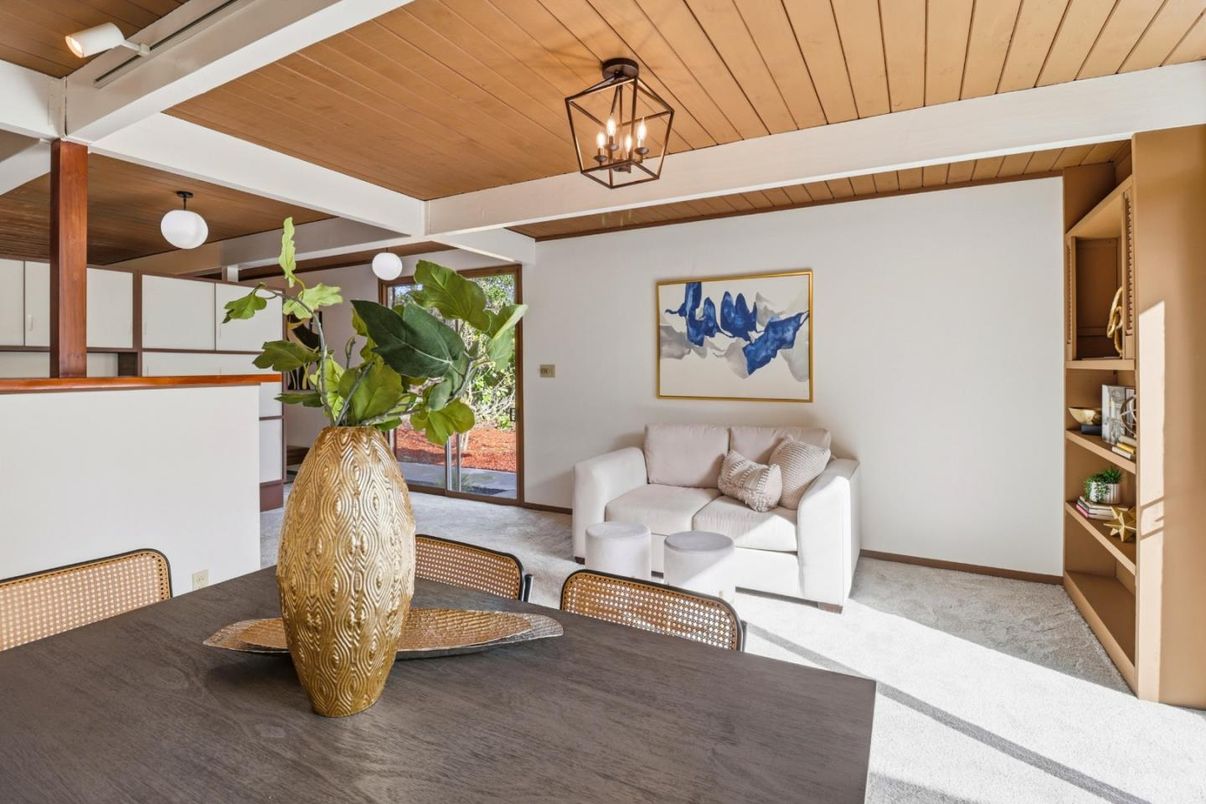 Interior, Living room, Wooden Ceilings