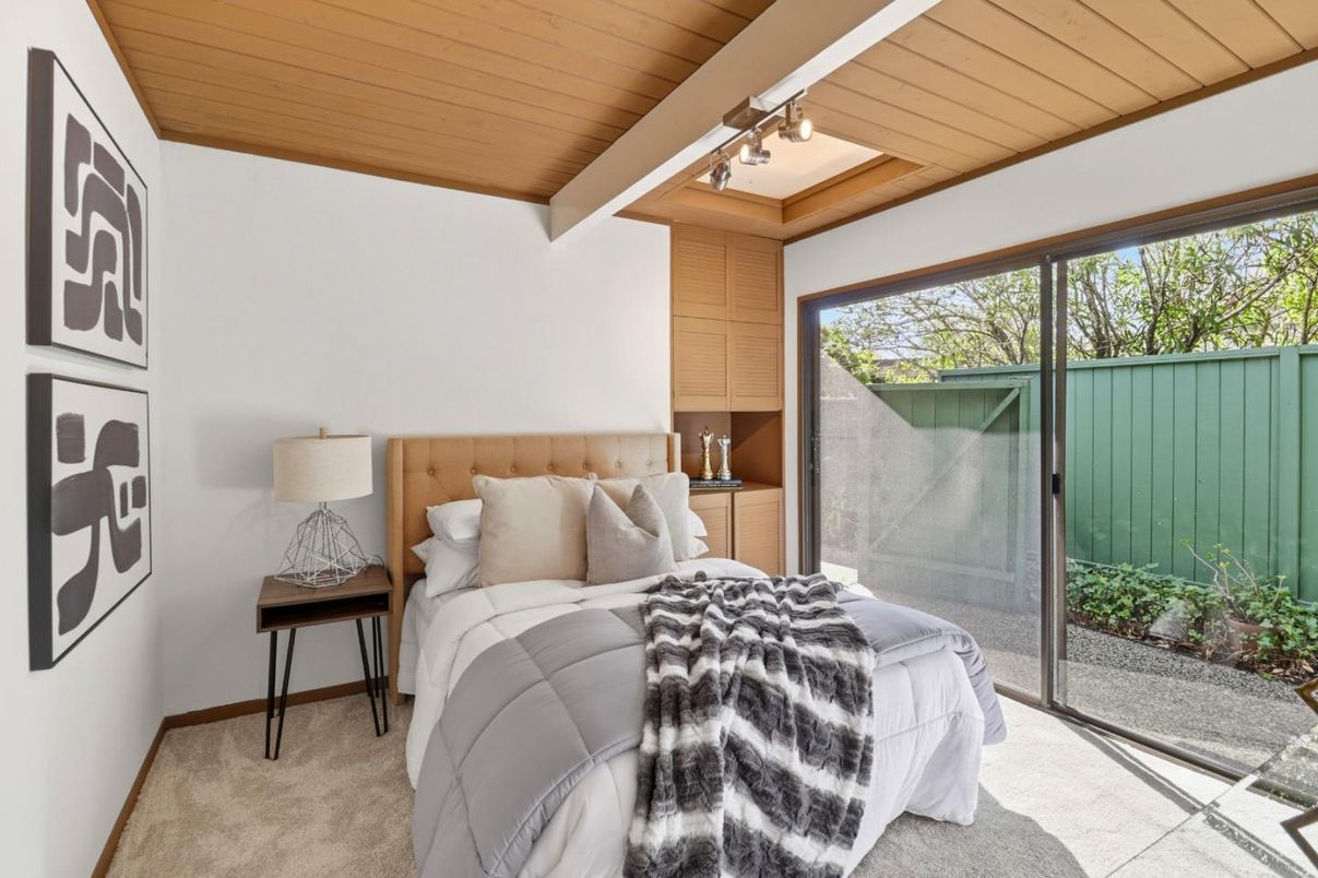 Bedroom, Interior, Wooden Ceilings