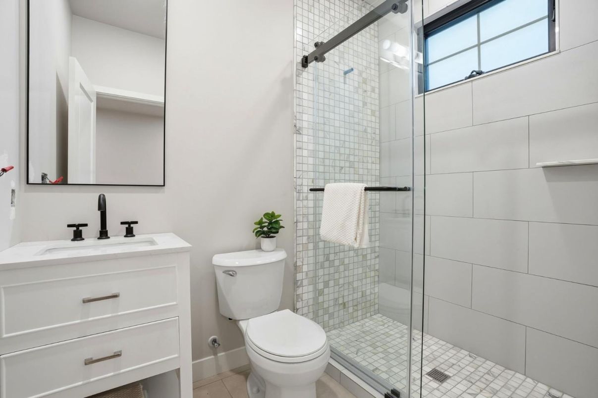 Bathroom, Glass Shower, Interior