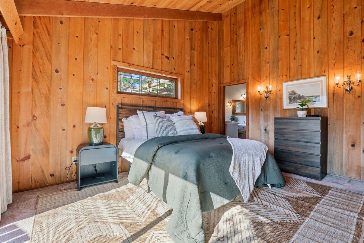 Bedroom, Interior, Wooden Walls