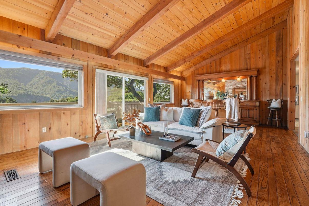 Interior, Living room, Wooden Beams, Wooden Ceilings, Wood Texture Flooring, Wooden Walls