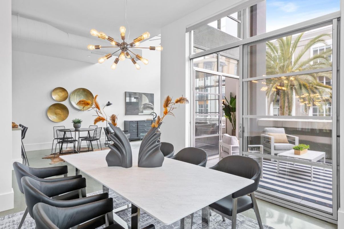 Dining room, Interior, Pendant Lights