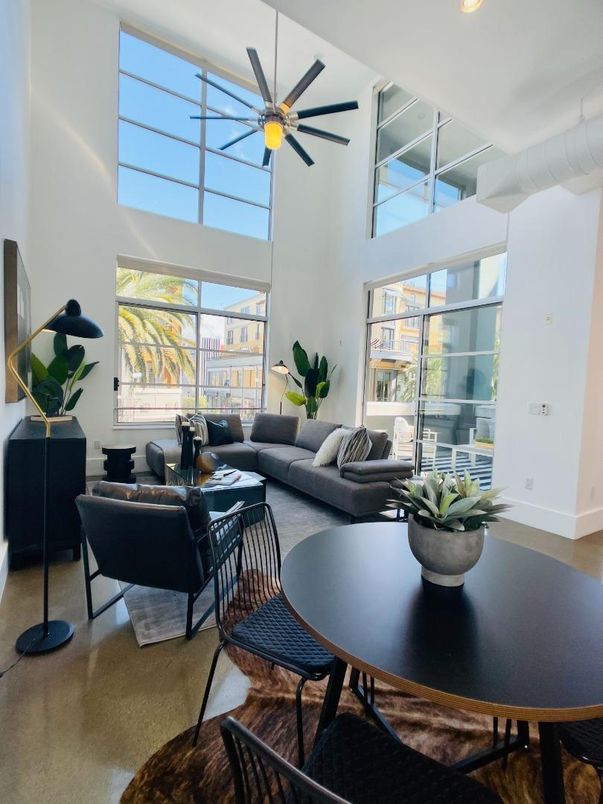 Interior, Living room, Recessed Lighting