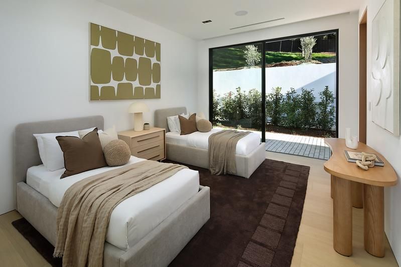 Bedroom, Interior, Wood Texture Flooring