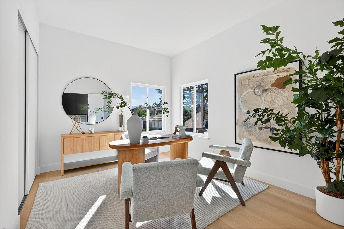 Home Office, Interior, Wood Texture Flooring