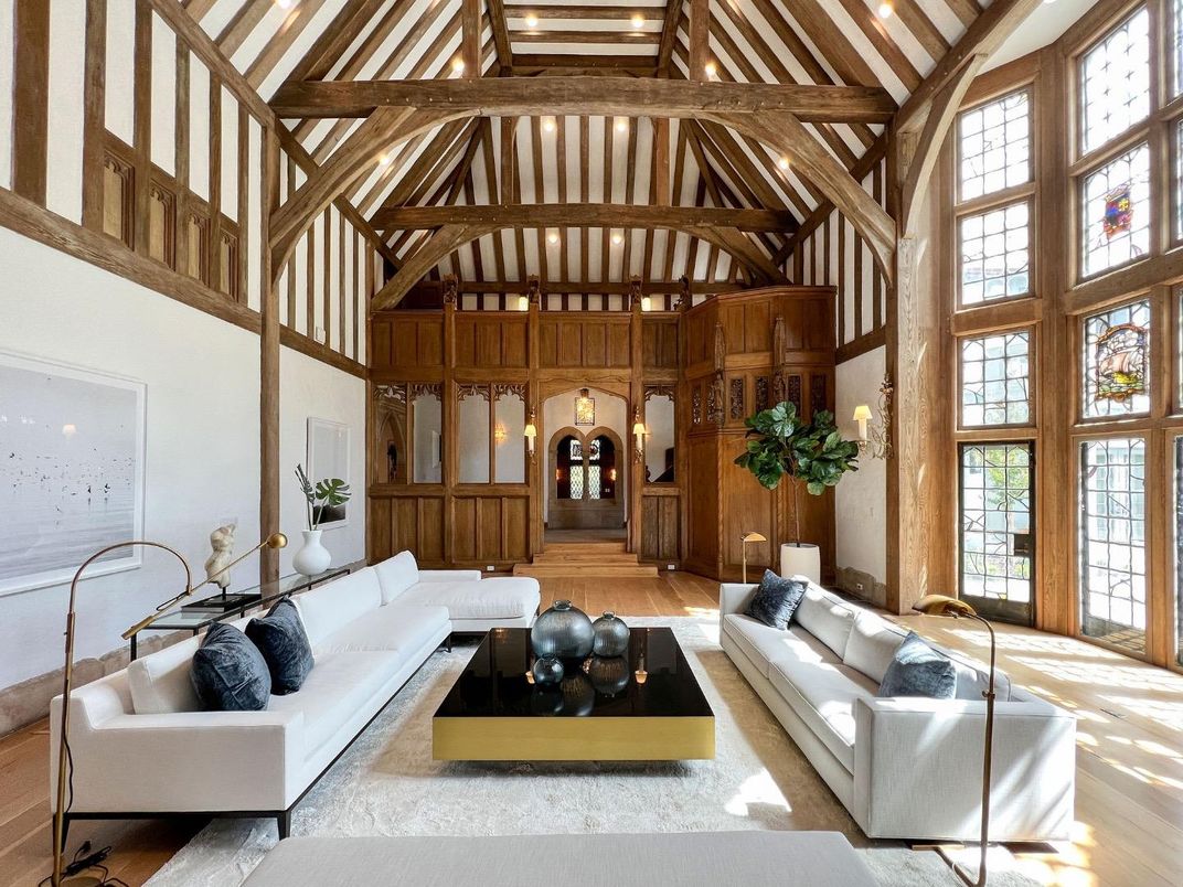 Interior, Living room, Wooden Beams, Wood Texture Flooring, Wooden Walls