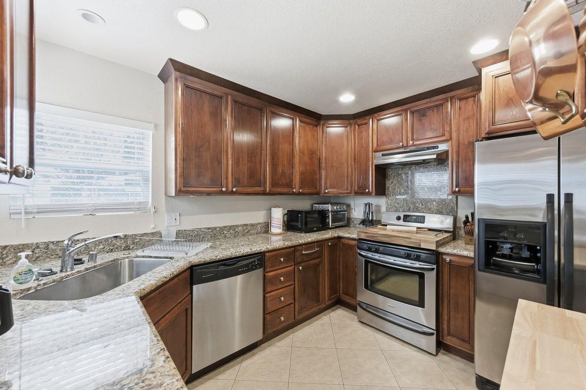 Interior, Kitchen, Recessed Lighting, Stainless Steel Appliances