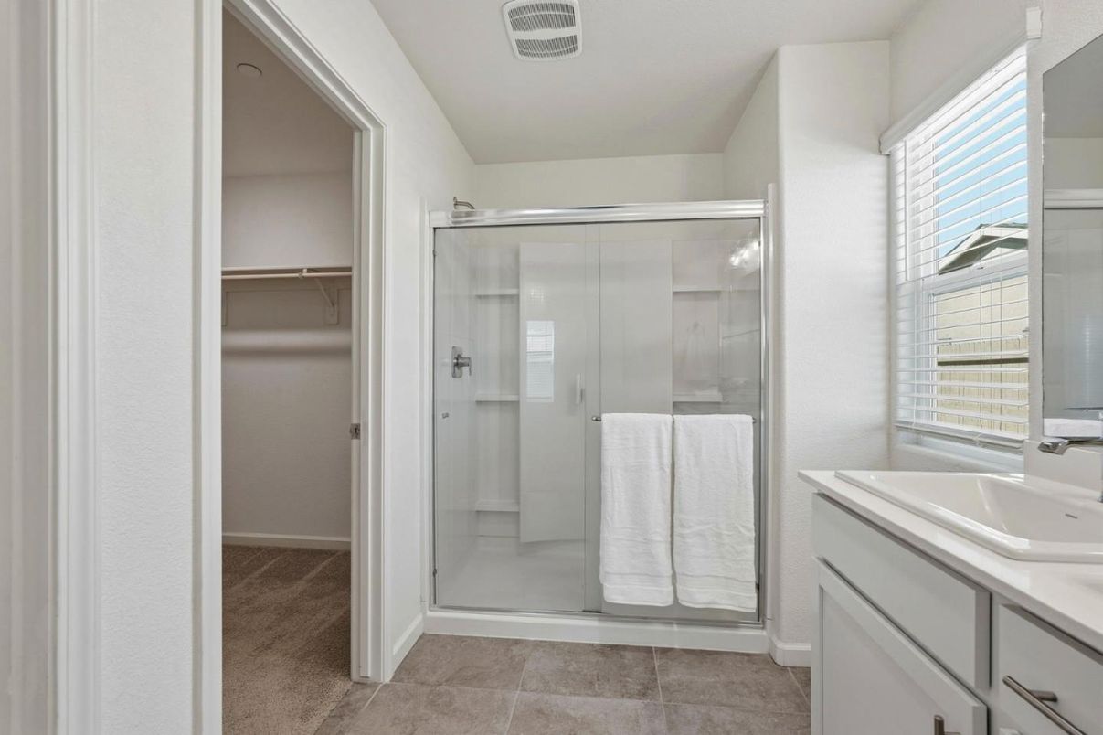Bathroom, Glass Shower, Interior
