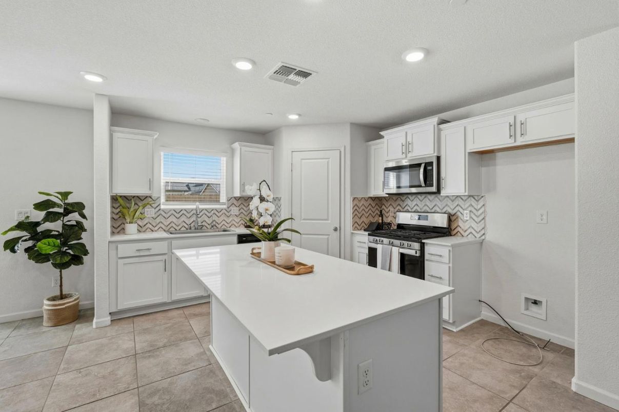 Interior, Kitchen, Recessed Lighting, Stainless Steel Appliances