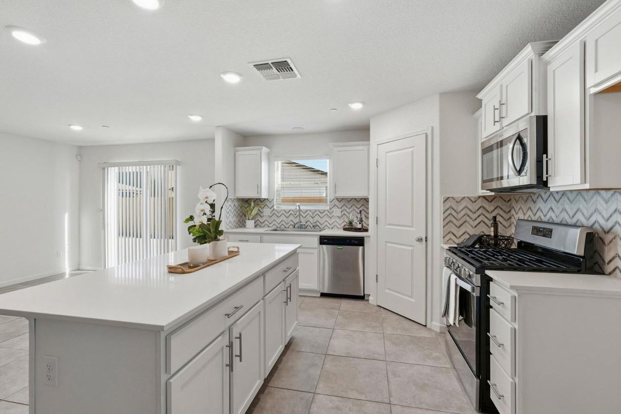 Interior, Kitchen, Recessed Lighting, Stainless Steel Appliances