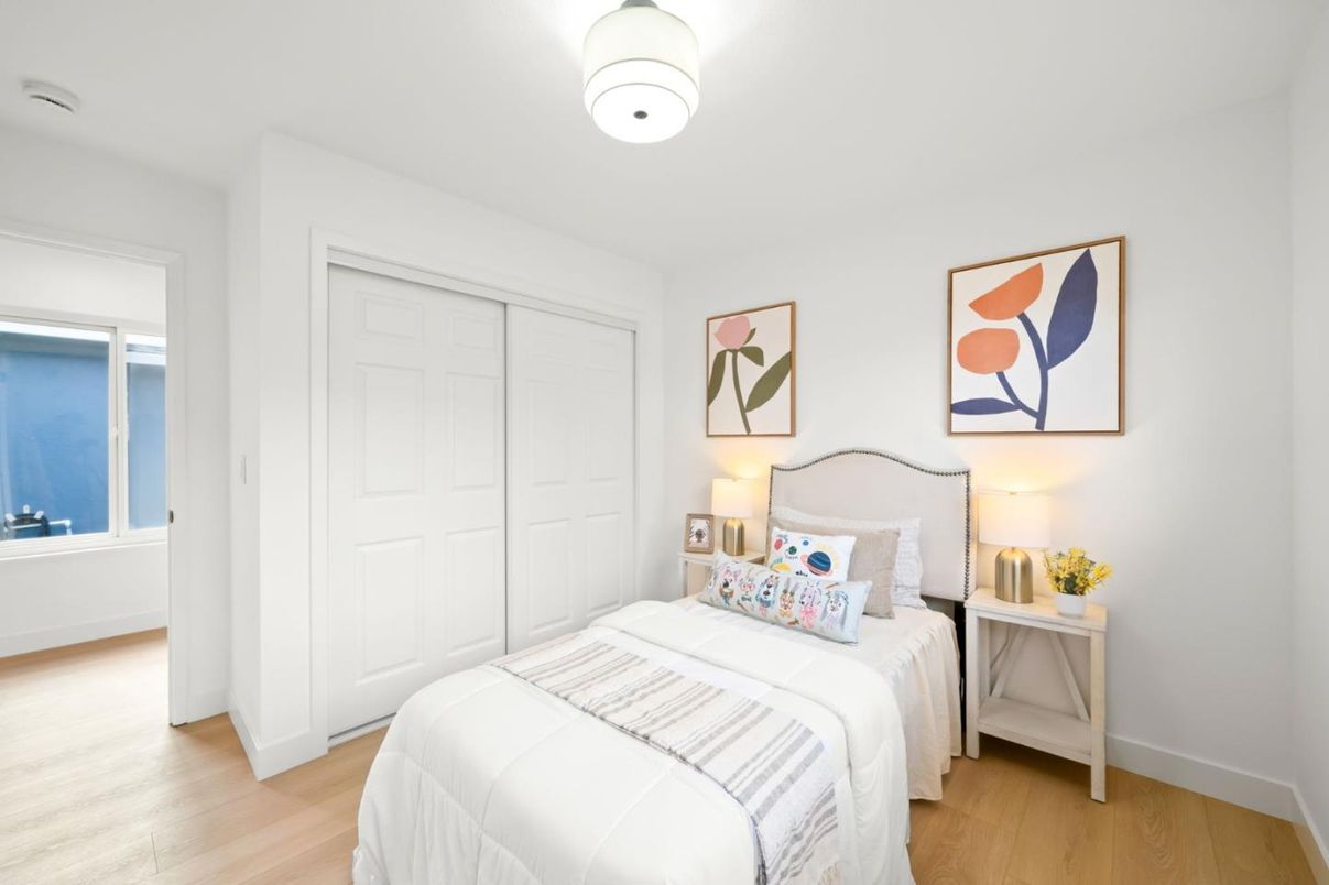 Bedroom, Interior, Wood Texture Flooring