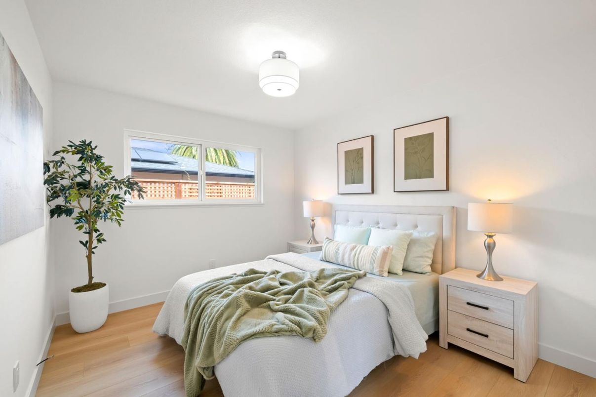 Bedroom, Interior, Wood Texture Flooring
