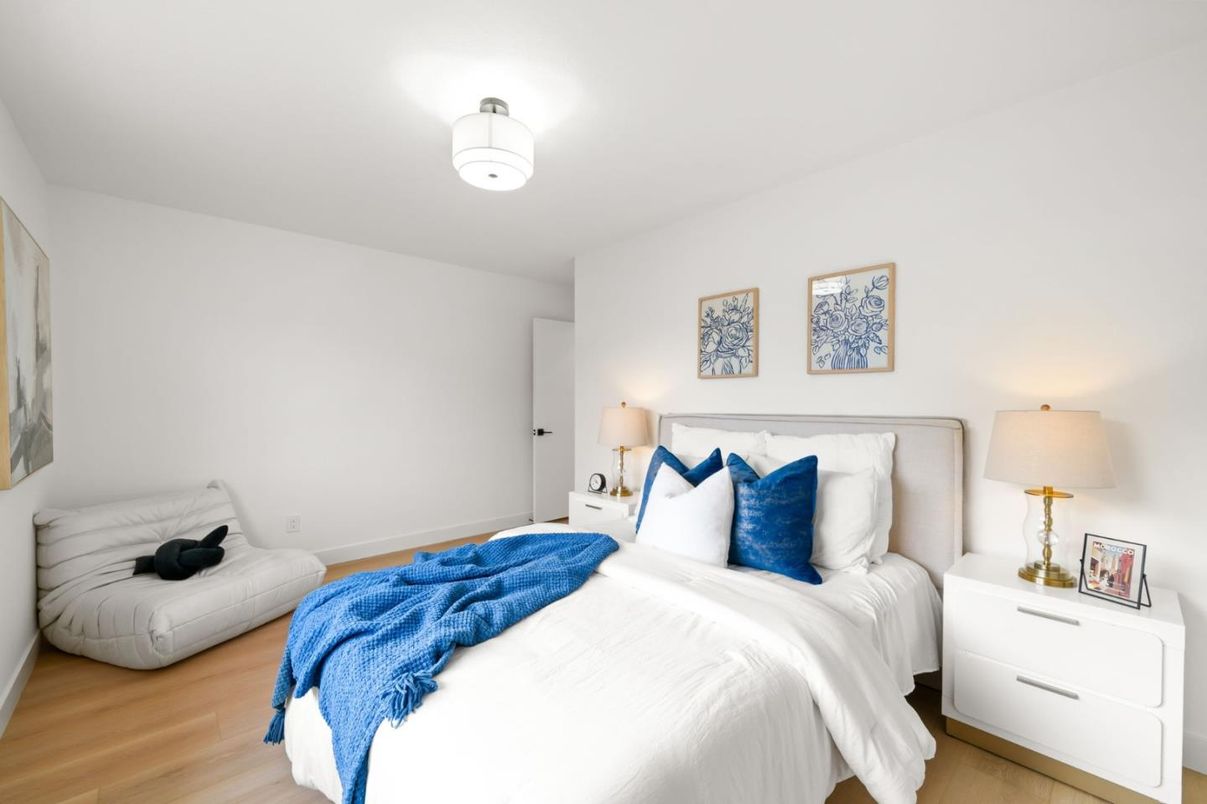 Bedroom, Interior, Wood Texture Flooring